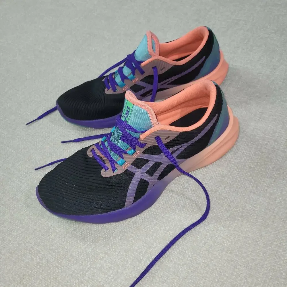 Asics Gel-Dedicate Pink Purple Black Women's Tennis Shoes 9.5 - Picture 6 of 8